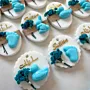 Baby Shower Soap Favors - Blue Duck & Footprint - 8x8x3 cm thumbnail