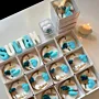 Baby Shower Soap Favors - Blue Duck & Footprint - 8x8x3 cm thumbnail