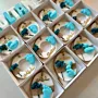Baby Shower Soap Favors - Blue Duck & Footprint - 8x8x3 cm thumbnail