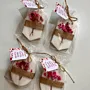 Baby Shower Soap Favors - Red Flower & Custom Card - 8x8x3 cm thumbnail