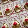 Baby Shower Soap Favors - Red Flower & Custom Card - 8x8x3 cm thumbnail