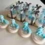 Personalized Baby Shower Soap Favors - Blue Bear Clear Box - 8x8x3 cm thumbnail