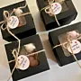 Personalized Baby Shower Soap Favors - Blue Bear Clear Box - 8x8x3 cm thumbnail