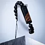 Black Epoxy Olive Wood Handmade Resin Statement Bracelet