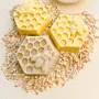 Honey And Oat Handmade Soap Bar for soothing handmade cleansing