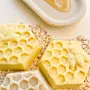 Honey And Oat Handmade Soap Bar for soothing handmade cleansing