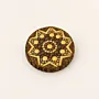 Hand-Painted Wooden Mandala Coaster in Vibrant Dot Art