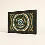 Hand-Painted Wooden Mandala Wall Key Holder (Available In Sizes)