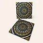 Hand-Painted Square Wooden Mandala Wall Art (Available In Sizes)