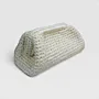 Ivory Pearl Medium Crochet Clutch in Premium Macrame Yarn