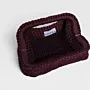 Royal Burgundy Medium Crochet Clutch in Premium Macrame Yarn