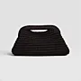 Dark Brown Medium Crochet Clutch in Premium Macrame Yarn