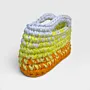Handmade Small Sunset Crochet Handbag in Eco T-Shirt Yarn