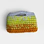 Handmade Small Sunset Crochet Handbag in Eco T-Shirt Yarn