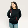 Balat Tiles Hand-Embroidered Sweatshirt with Size Options