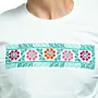 Fairuz Hand-Embroidered Long Sleeve T-Shirt with Size Options