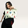 Tuyur- Bird Hand-Embroidered Pouch by Boqaa Heritage Design