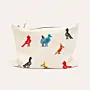 Tuyur- Bird Hand-Embroidered Pouch by Boqaa Heritage Design