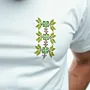 Nablus Irq al Zaytoun Olive Branch Embroidered T-Shirt Size Options