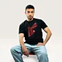Jordan Map Hand-Embroidered T-Shirt with Size Options Heritage Design