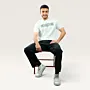 Fairuz Hand-Embroidered T-Shirt with Size Options Heritage Design