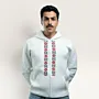 Ramallah Hand-Embroidered Zip-Up Jacket with Size Options
