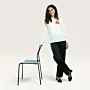 Rumman Hand-Embroidered Long Sleeve T-Shirt with Size Options