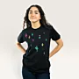 Saruat Cypress Hand-Embroidered T-Shirt with Size Options