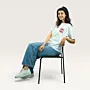 Yaffa Irq al Finjan Cup Hand-Embroidered T-Shirt with Size Options