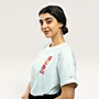 Ramallah al Ward the Flowers Embroidered T-Shirt with Size Options