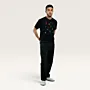 Saruat Cypress Hand-Embroidered T-Shirt with Size Options
