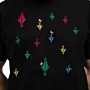 Saruat Cypress Hand-Embroidered T-Shirt with Size Options