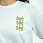 Nablus Irq al Zaytoun Olive Branch Embroidered T-Shirt Size Options