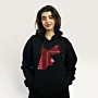 Jordan Map Hand-Embroidered Hoodie with Size Options Heritage Design