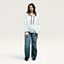 Ramallah Hand-Embroidered Zip-Up Jacket with Size Options