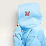 Ward Gaza Gazas Flower Hand-Embroidered Hoodie with Size Options