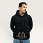 Rumi Rumi Flower Hand-Embroidered Hoodie with Size Options