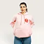 Rumman Pomegranate Hand-Embroidered Hoodie with Size Options