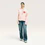Rumman Pomegranate Hand-Embroidered Hoodie with Size Options