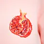 Rumman Pomegranate Hand-Embroidered Hoodie with Size Options