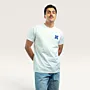 Qamar Moon Hand-Embroidered T-Shirt with Size Options Heritage Design