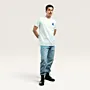 Qamar Moon Hand-Embroidered T-Shirt with Size Options Heritage Design