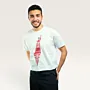 Falastin White Hand-Embroidered T-Shirt with Size Options