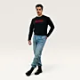 Tareeq al Nojoom Embroidered Long Sleeve T-Shirt with Size Options