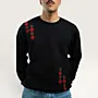 Balat Tiles Hand-Embroidered Sweatshirt with Size Options