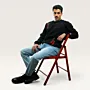 Balat Tiles Hand-Embroidered Sweatshirt with Size Options