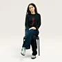 Quronful Hand-Embroidered Long Sleeve T-Shirt with Size Options