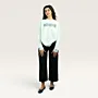 Fairuz Hand-Embroidered Long Sleeve T-Shirt with Size Options