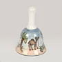 Handmade Ceramic Bell with Custom Size Options for Home Decor