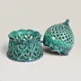 Handmade Ceramic Candle Holder for Table and Home Decor